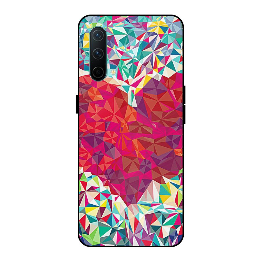 Scrumbled Heart Metal Back Case for OnePlus Nord CE 5G