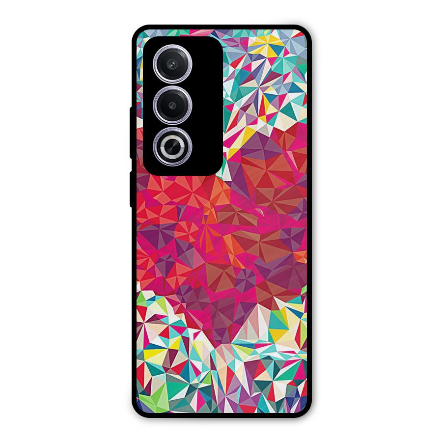 Scrumbled Heart Metal Back Case for Oppo K12x