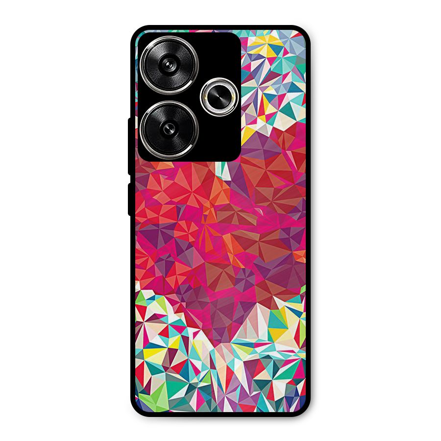 Scrumbled Heart Metal Back Case for Poco F6