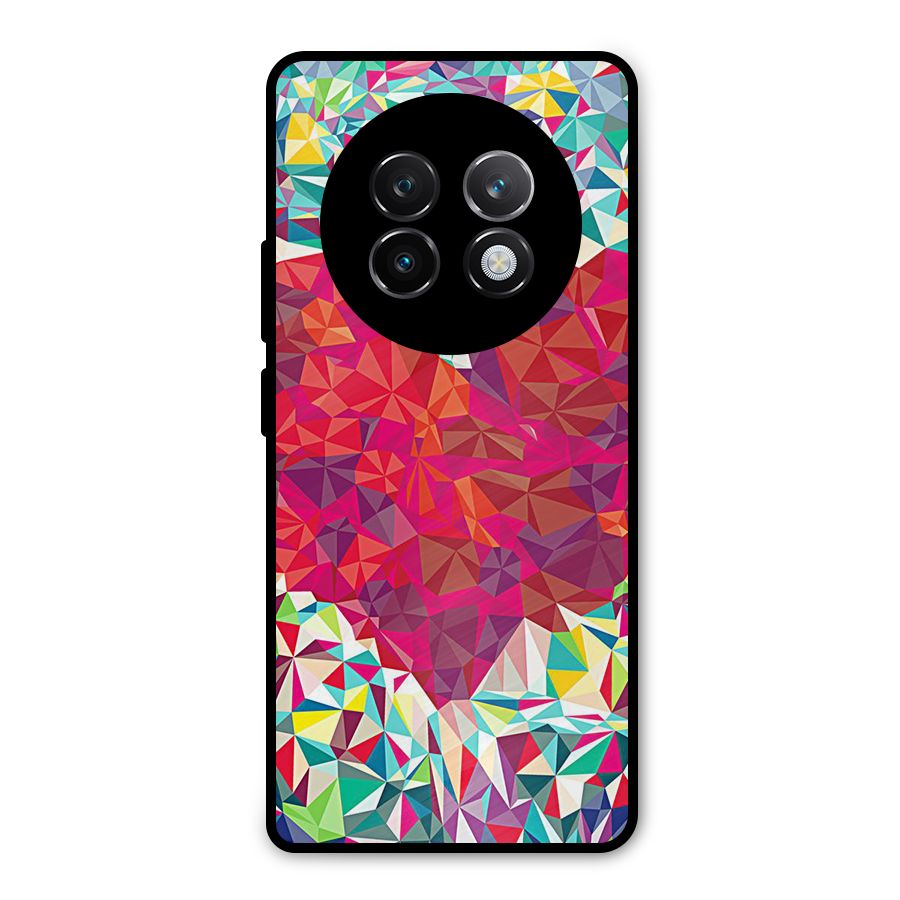 Scrumbled Heart Metal Back Case for Realme 13 Plus