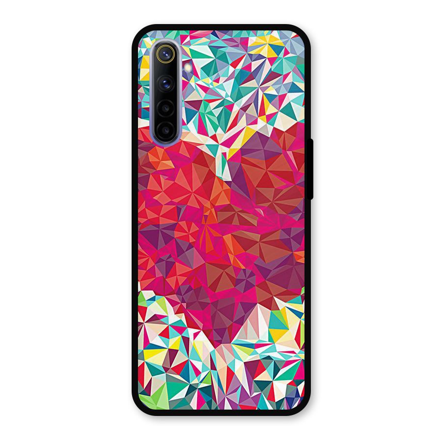 Scrumbled Heart Metal Back Case for Realme 6i