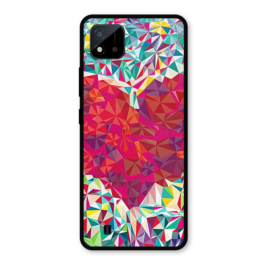 Scrumbled Heart Metal Back Case for Realme C11 2021