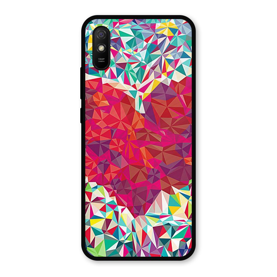 Scrumbled Heart Metal Back Case for Redmi 9i
