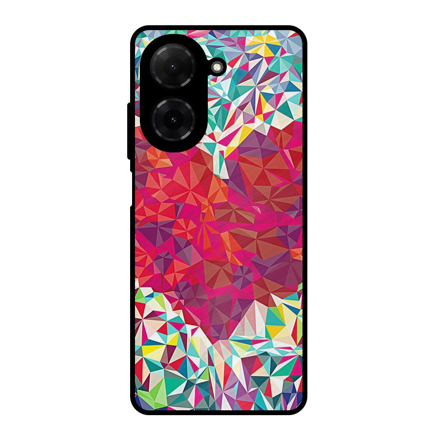 Scrumbled Heart Metal Back Case for Redmi A5 4G