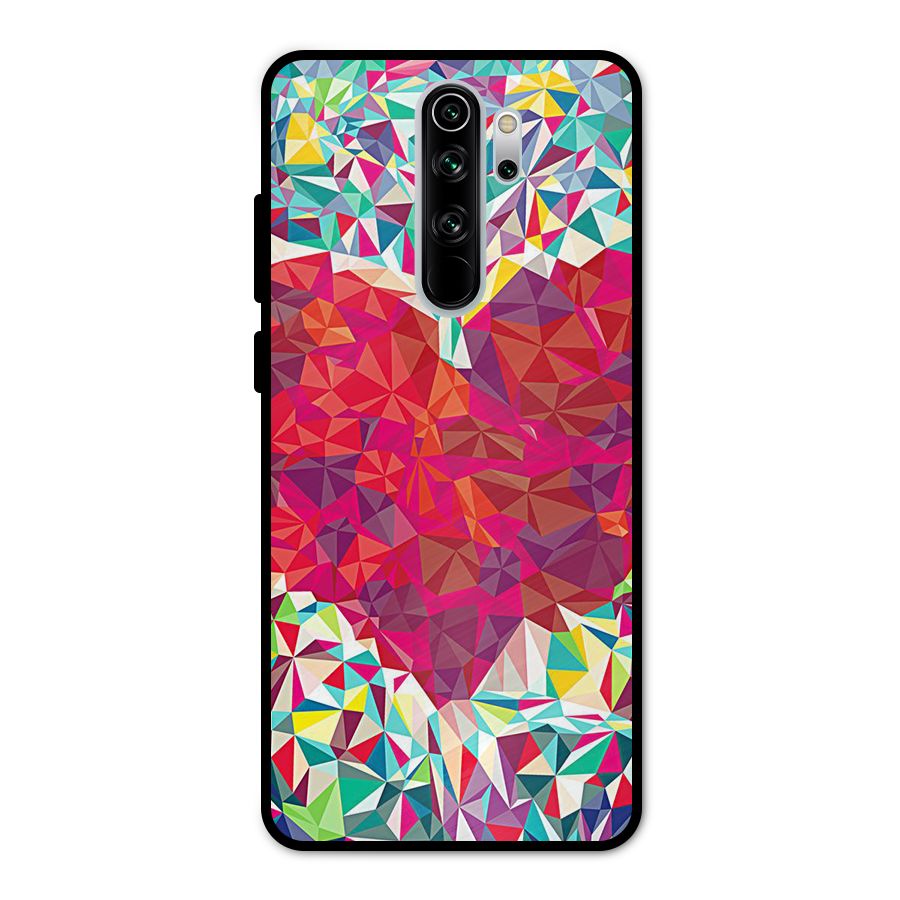 Scrumbled Heart Metal Back Case for Redmi Note 8 Pro