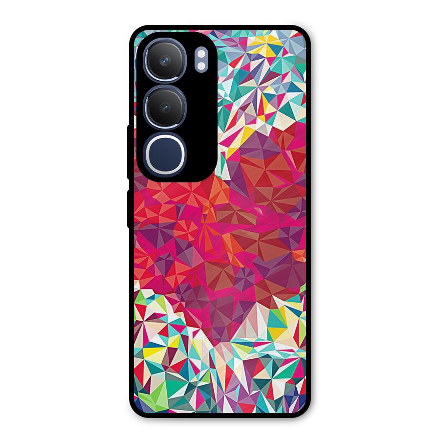 Scrumbled Heart Metal Back Case for Vivo Y29