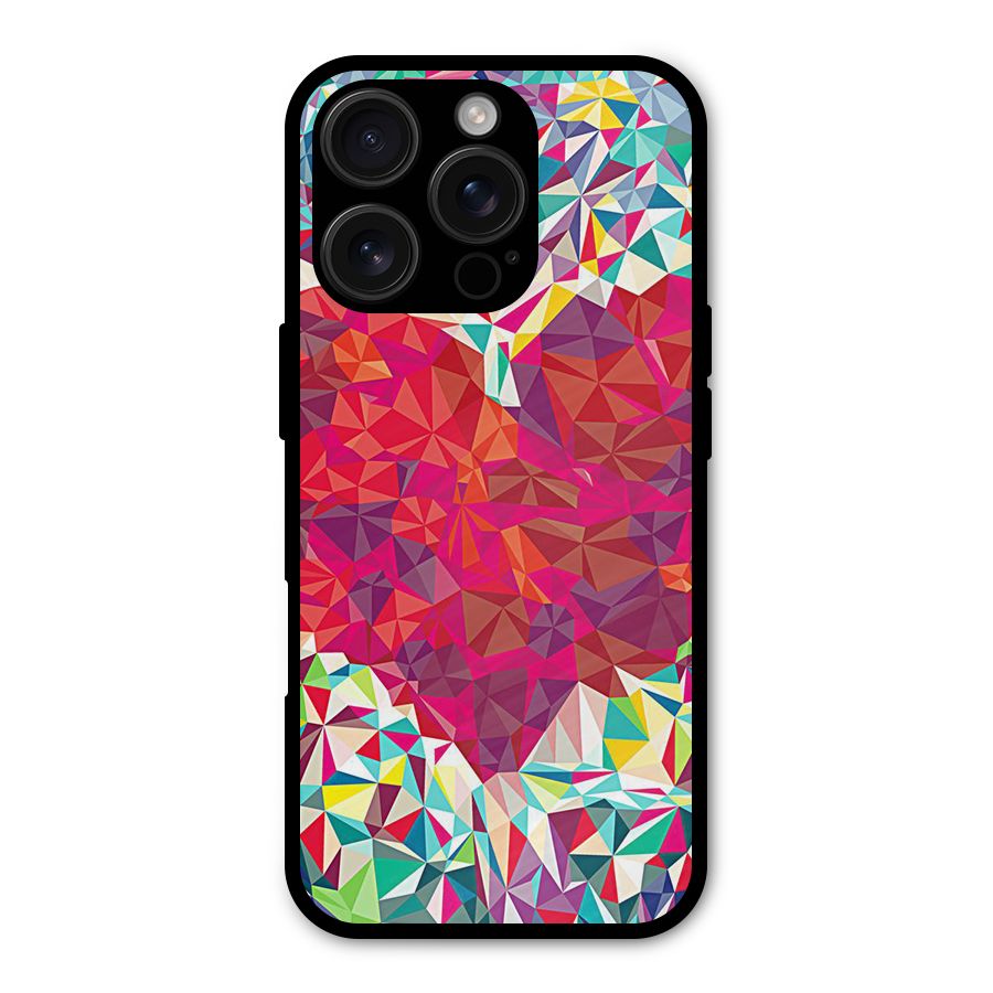 Scrumbled Heart Metal Back Case for iPhone 16 Pro