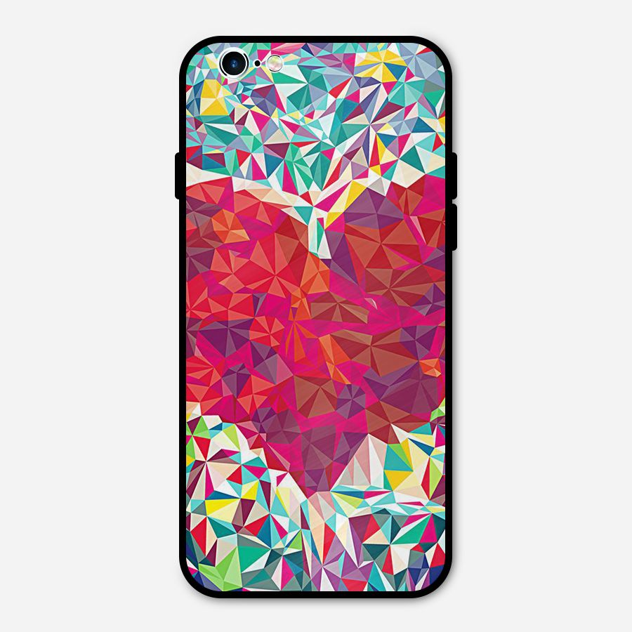 Scrumbled Heart Metal Back Case for iPhone 6 6s