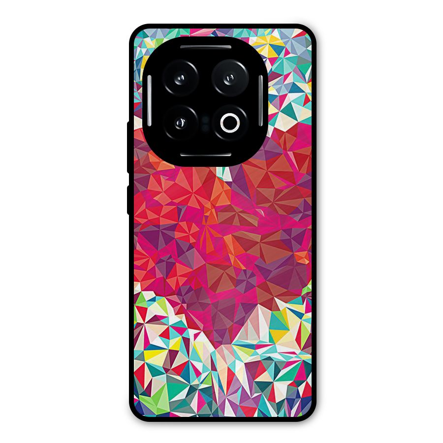 Scrumbled Heart Metal Back Case for iQOO 13
