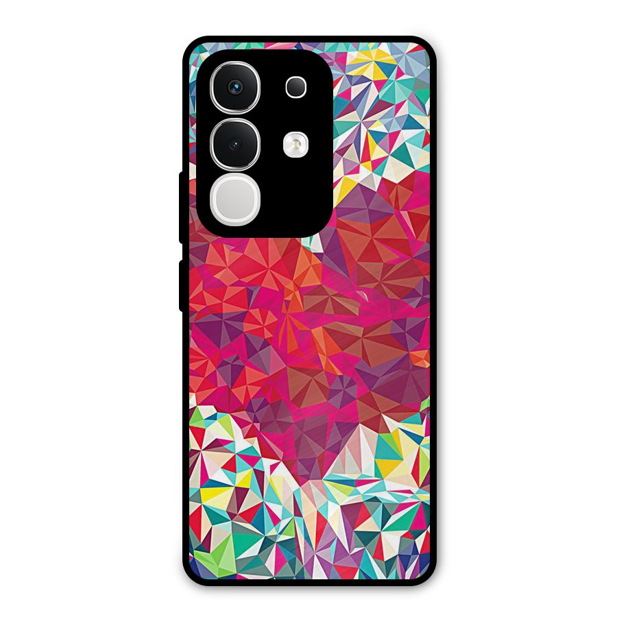 Scrumbled Heart Metal Back Case for iQOO Z10x