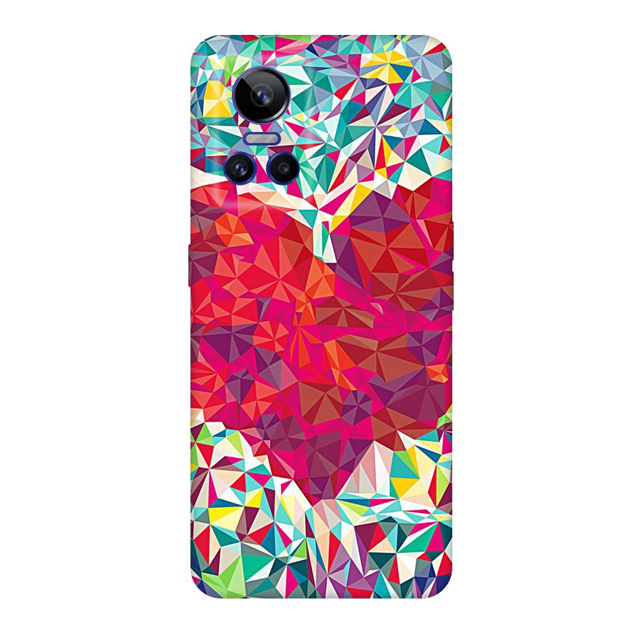 Scrumbled Heart Original Polycarbonate Back Case for Realme GT Neo 3