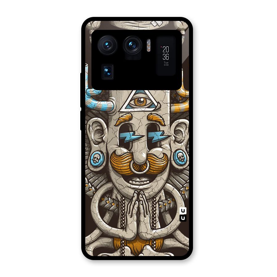 Sculpture Design Glass Back Case for Mi 11 Ultra