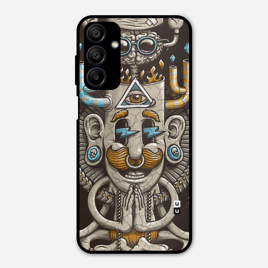 Sculpture Design Metal Back Case for Galaxy A15 5G