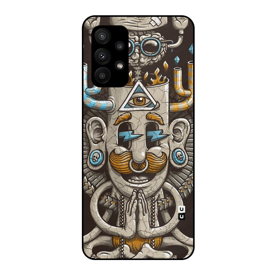 Sculpture Design Metal Back Case for Galaxy A23