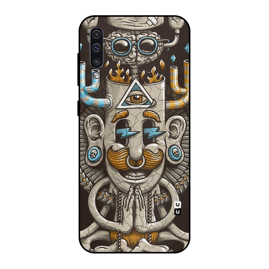 Sculpture Design Metal Back Case for Galaxy A50s
