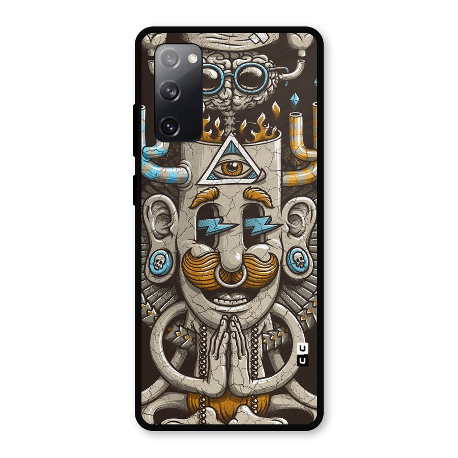 Sculpture Design Metal Back Case for Galaxy S20 FE 5G
