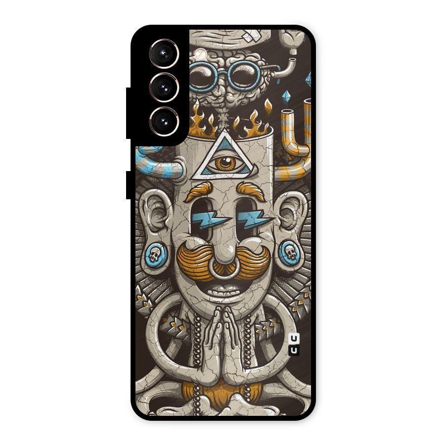 Sculpture Design Metal Back Case for Galaxy S21 5G