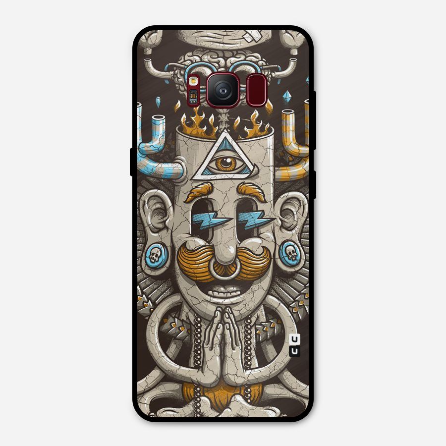 Sculpture Design Metal Back Case for Galaxy S8