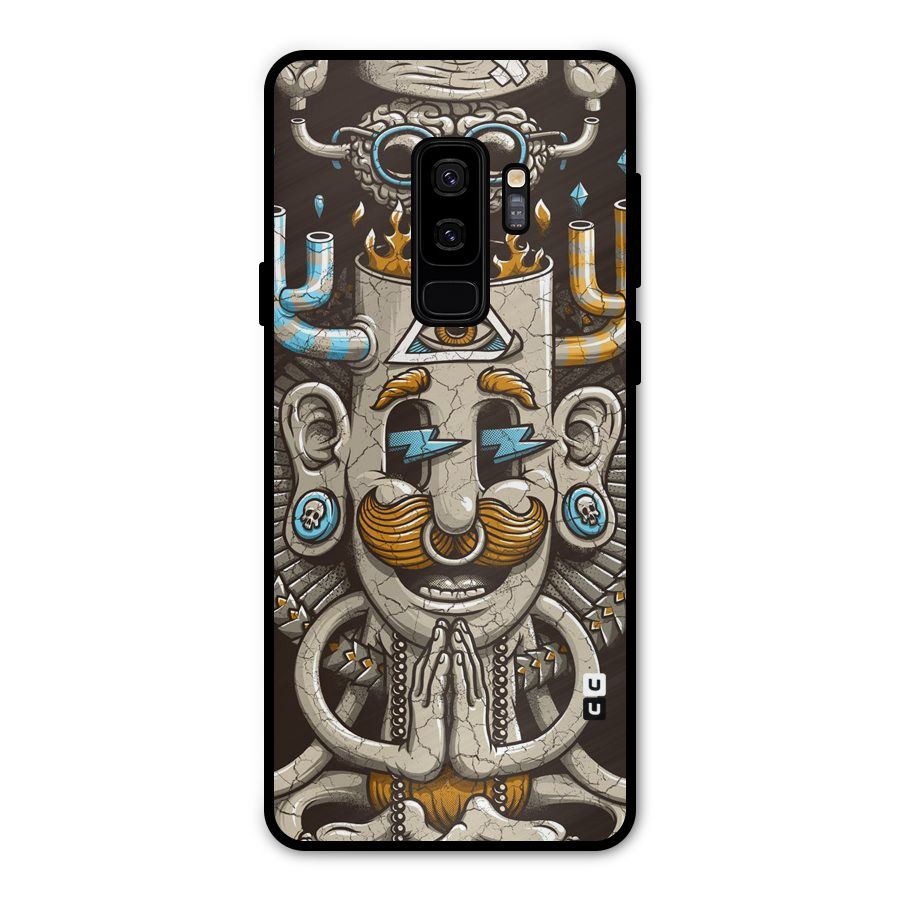 Sculpture Design Metal Back Case for Galaxy S9 Plus