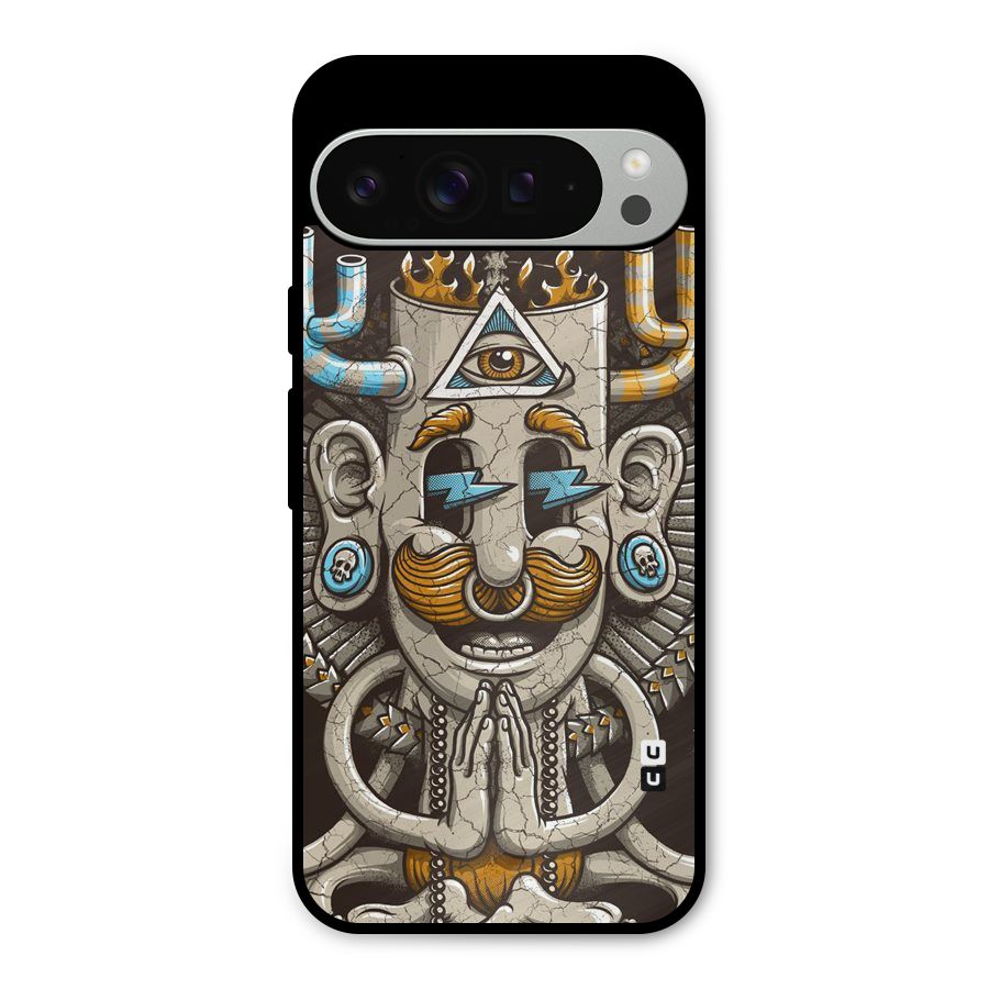 Sculpture Design Metal Back Case for Google Pixel 9 Pro XL