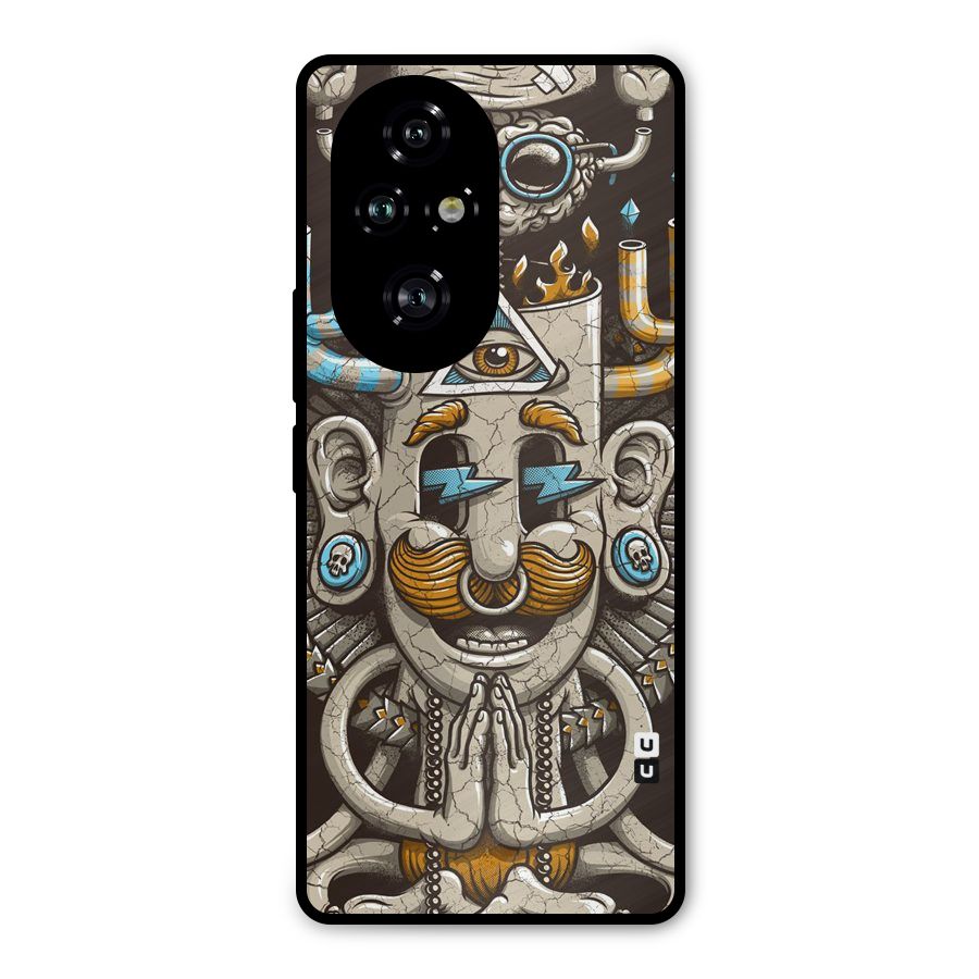 Sculpture Design Metal Back Case for Honor 200 Pro