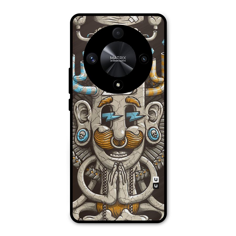Sculpture Design Metal Back Case for Honor X9b