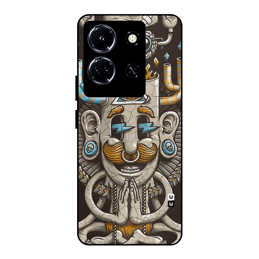 Sculpture Design Metal Back Case for Infinix Note 30 5G
