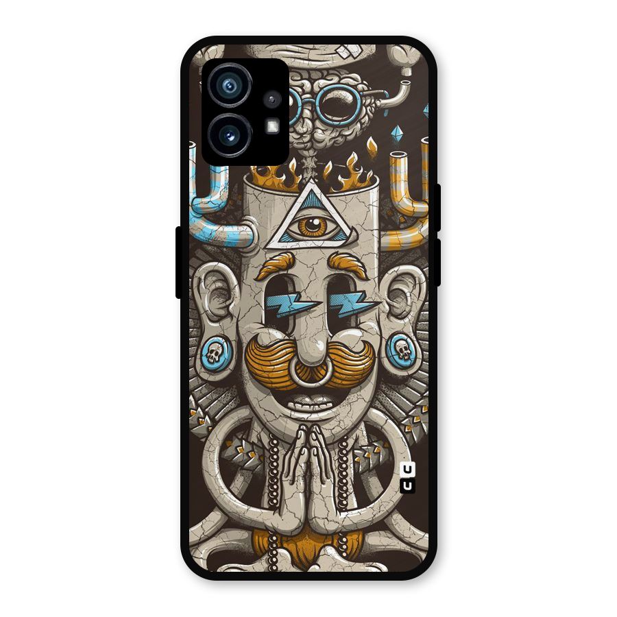 Sculpture Design Metal Back Case for Nothing Phone 1
