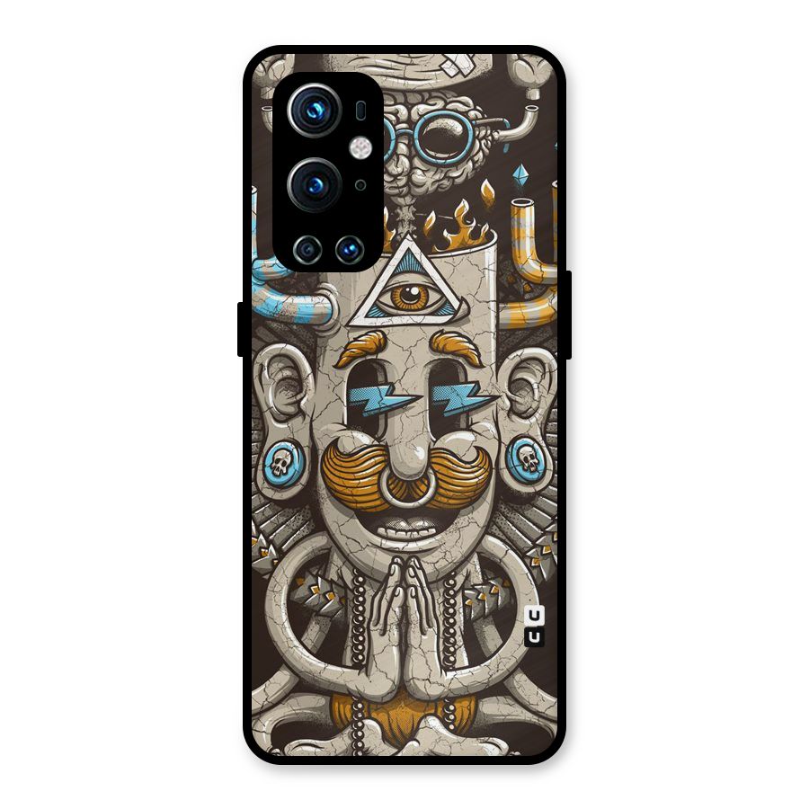 Sculpture Design Metal Back Case for OnePlus 9 Pro