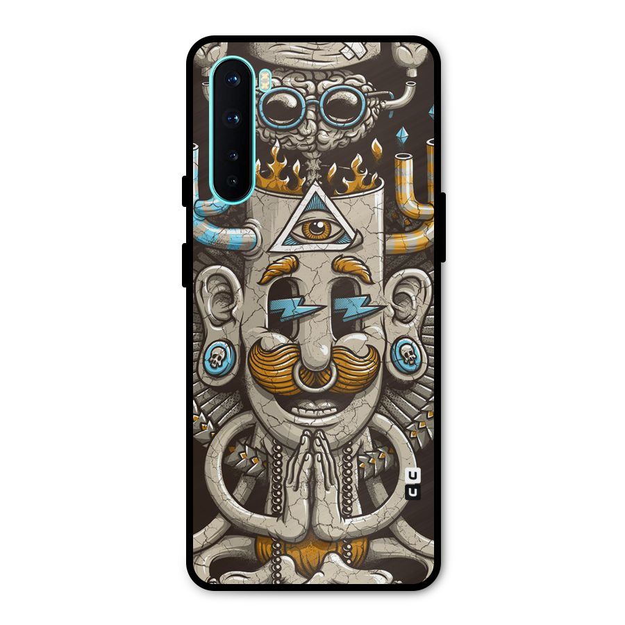 Sculpture Design Metal Back Case for OnePlus Nord