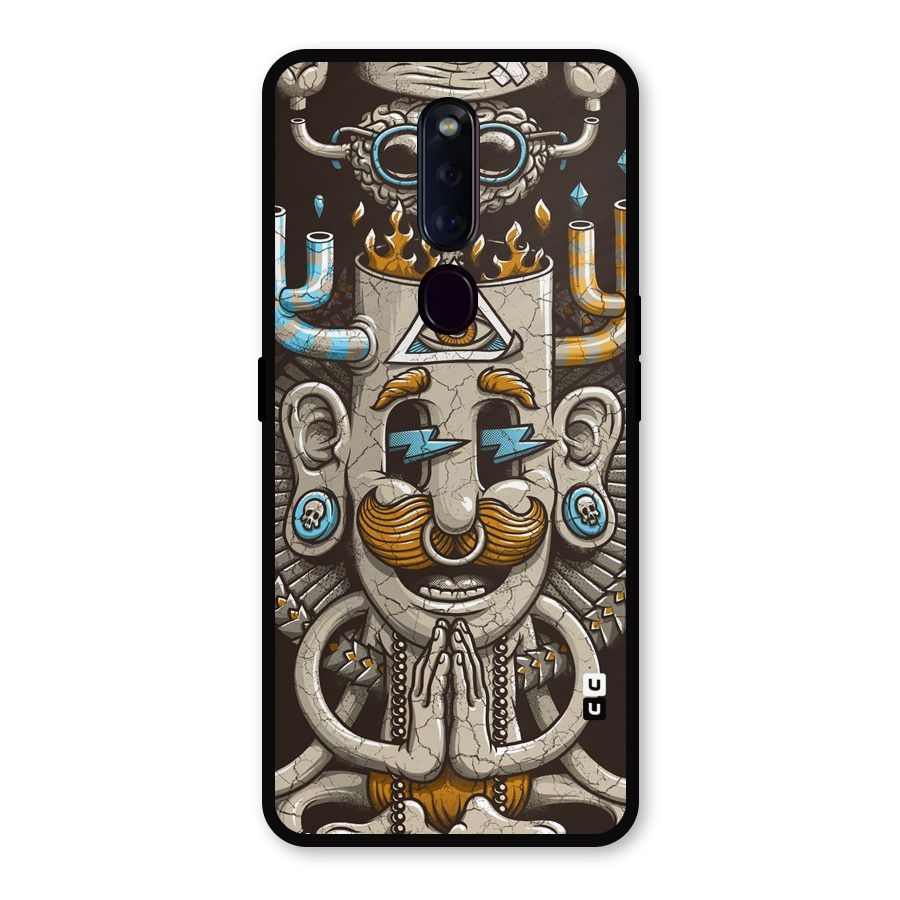 Sculpture Design Metal Back Case for Oppo F11 Pro