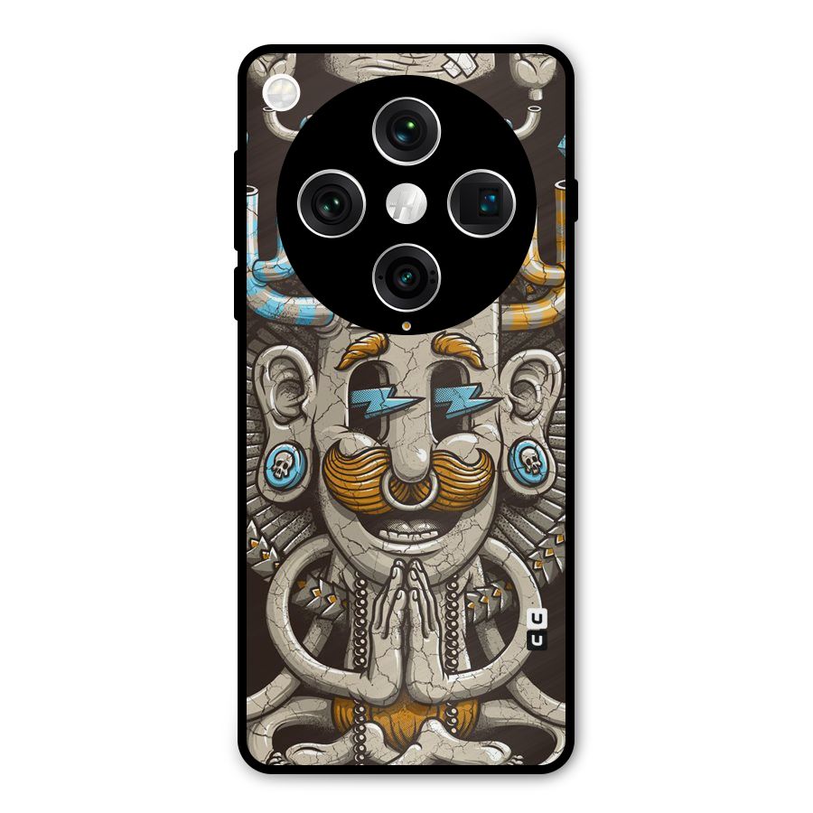 Sculpture Design Metal Back Case for Oppo Find X8 Pro