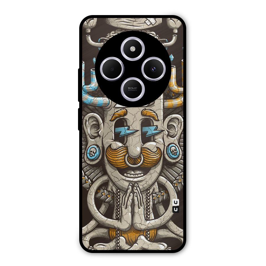 Sculpture Design Metal Back Case for Poco M7