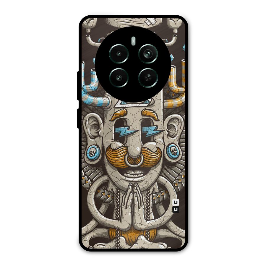 Sculpture Design Metal Back Case for Realme 12 Pro Plus