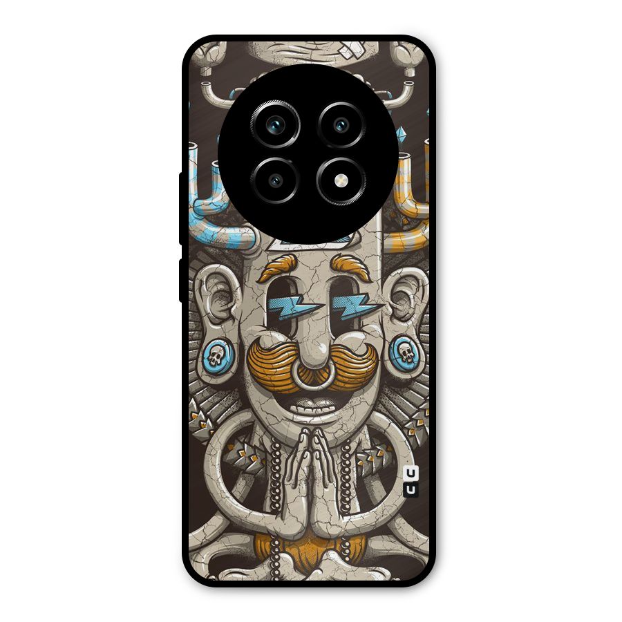 Sculpture Design Metal Back Case for Realme 13 Pro