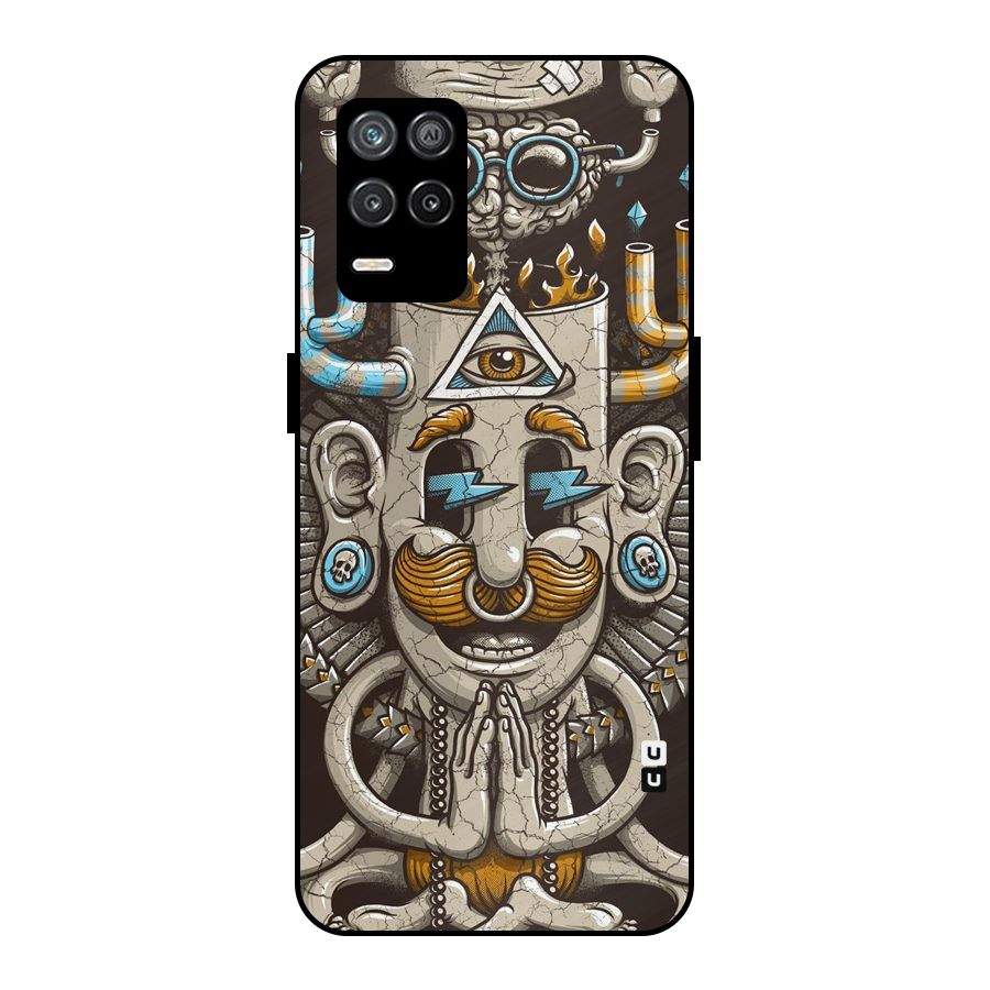 Sculpture Design Metal Back Case for Realme 8 5G