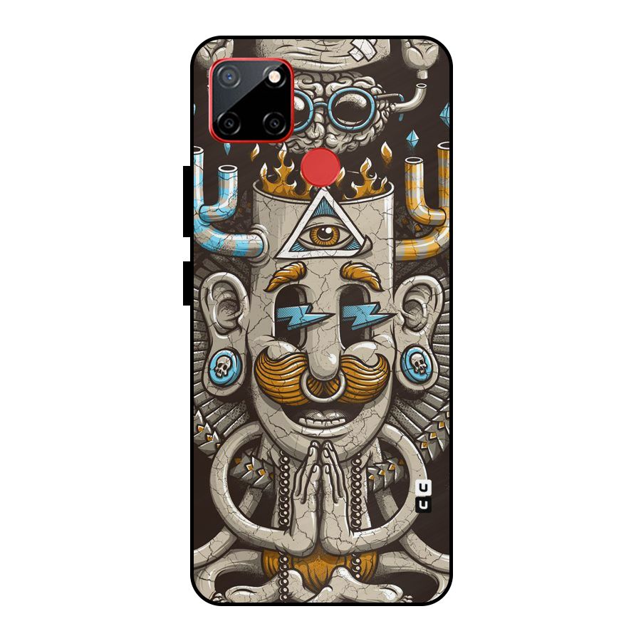 Sculpture Design Metal Back Case for Realme C12