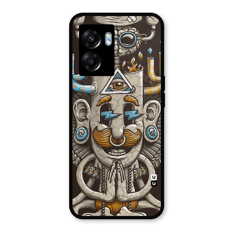 Sculpture Design Metal Back Case for Realme Narzo 50 5G