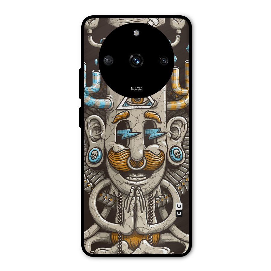 Sculpture Design Metal Back Case for Realme Narzo 60 5G