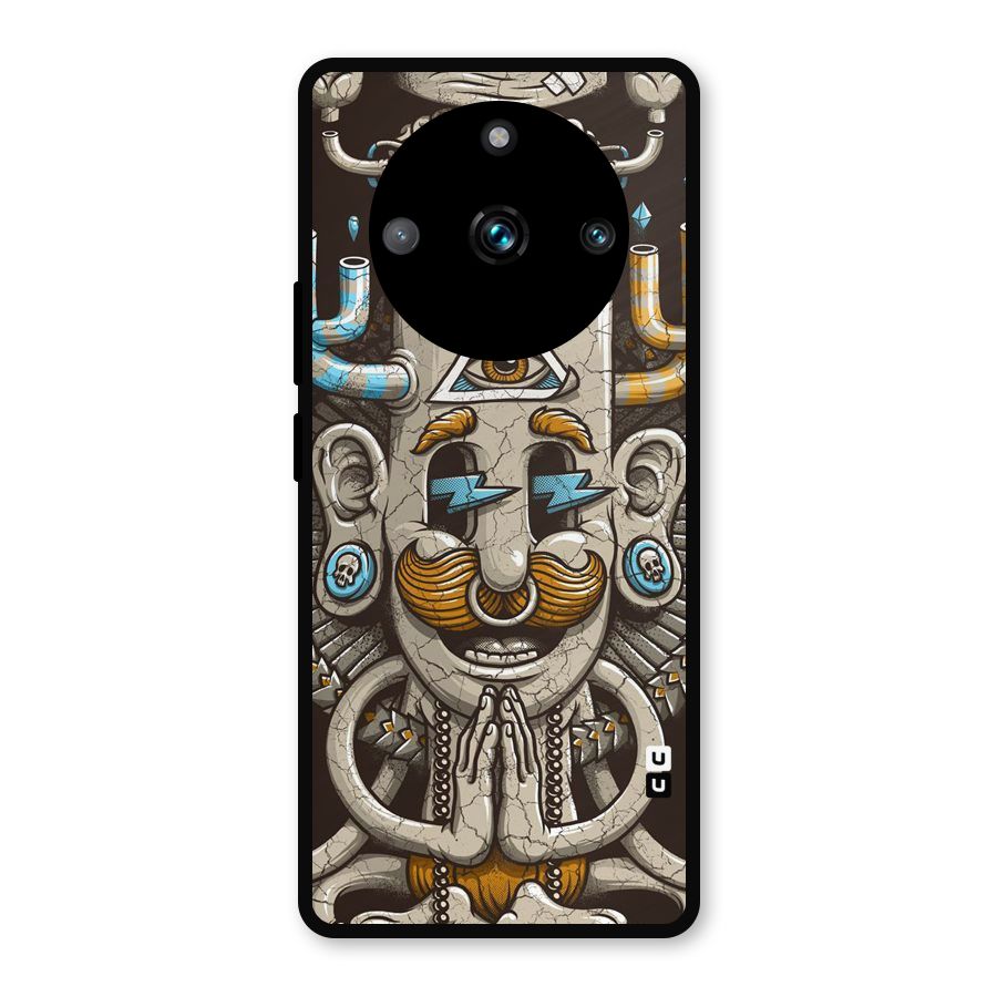 Sculpture Design Metal Back Case for Realme Narzo 60 Pro