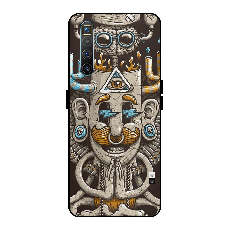 Sculpture Design Metal Back Case for Realme X3