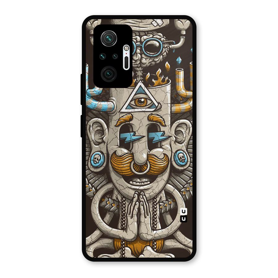 Sculpture Design Metal Back Case for Redmi Note 10 Pro Max
