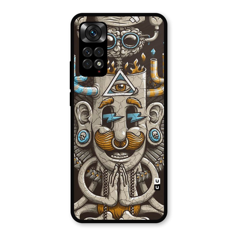 Sculpture Design Metal Back Case for Redmi Note 11s
