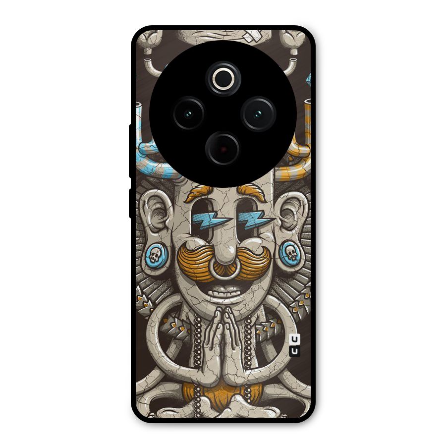 Sculpture Design Metal Back Case for Vivo T4