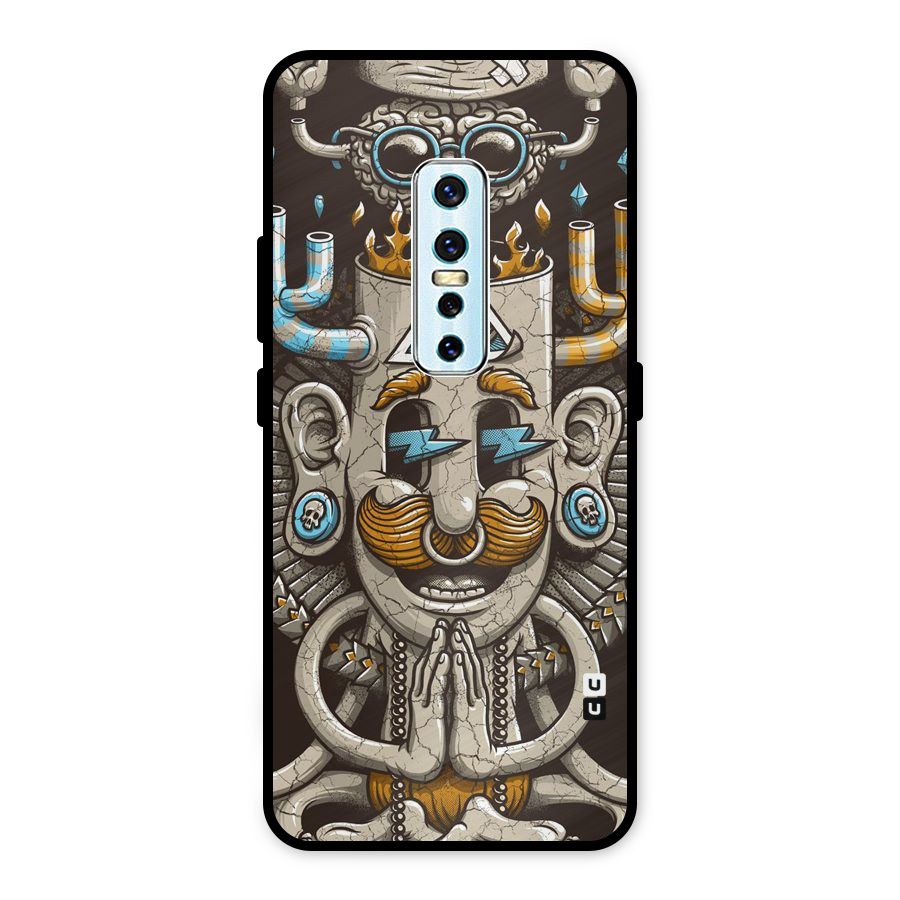 Sculpture Design Metal Back Case for Vivo V17 Pro
