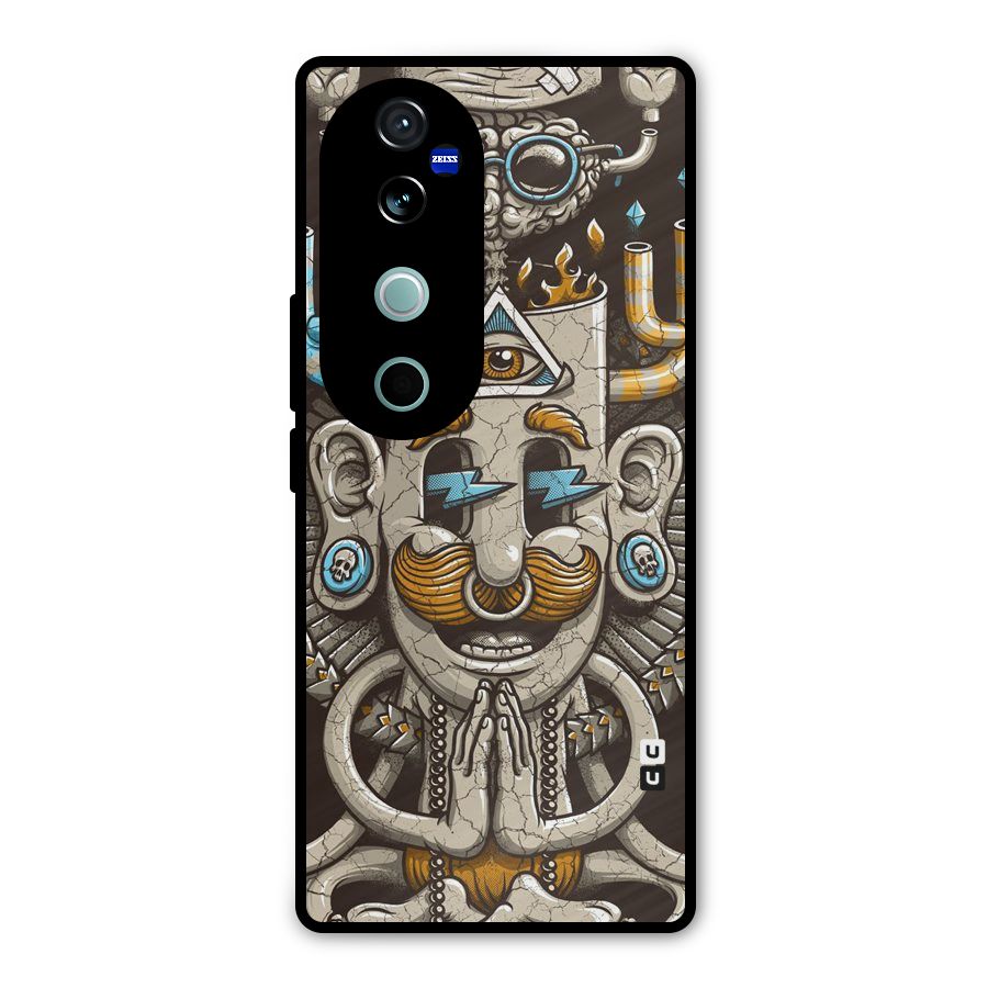 Sculpture Design Metal Back Case for Vivo V40
