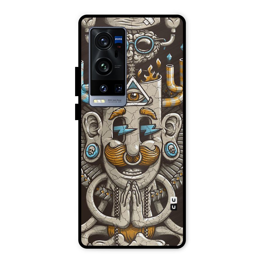 Sculpture Design Metal Back Case for Vivo X60 Pro Plus