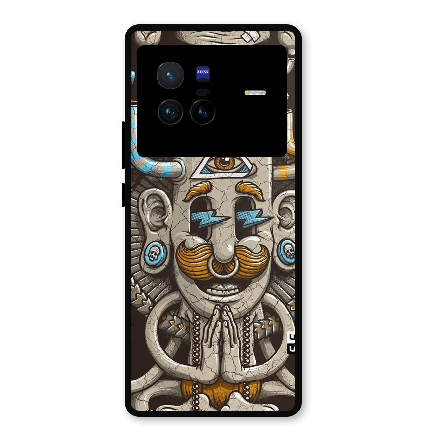 Sculpture Design Metal Back Case for Vivo X80