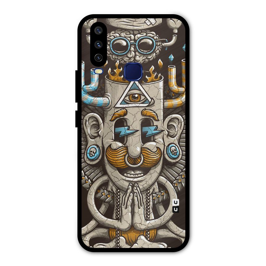 Sculpture Design Metal Back Case for Vivo Y12