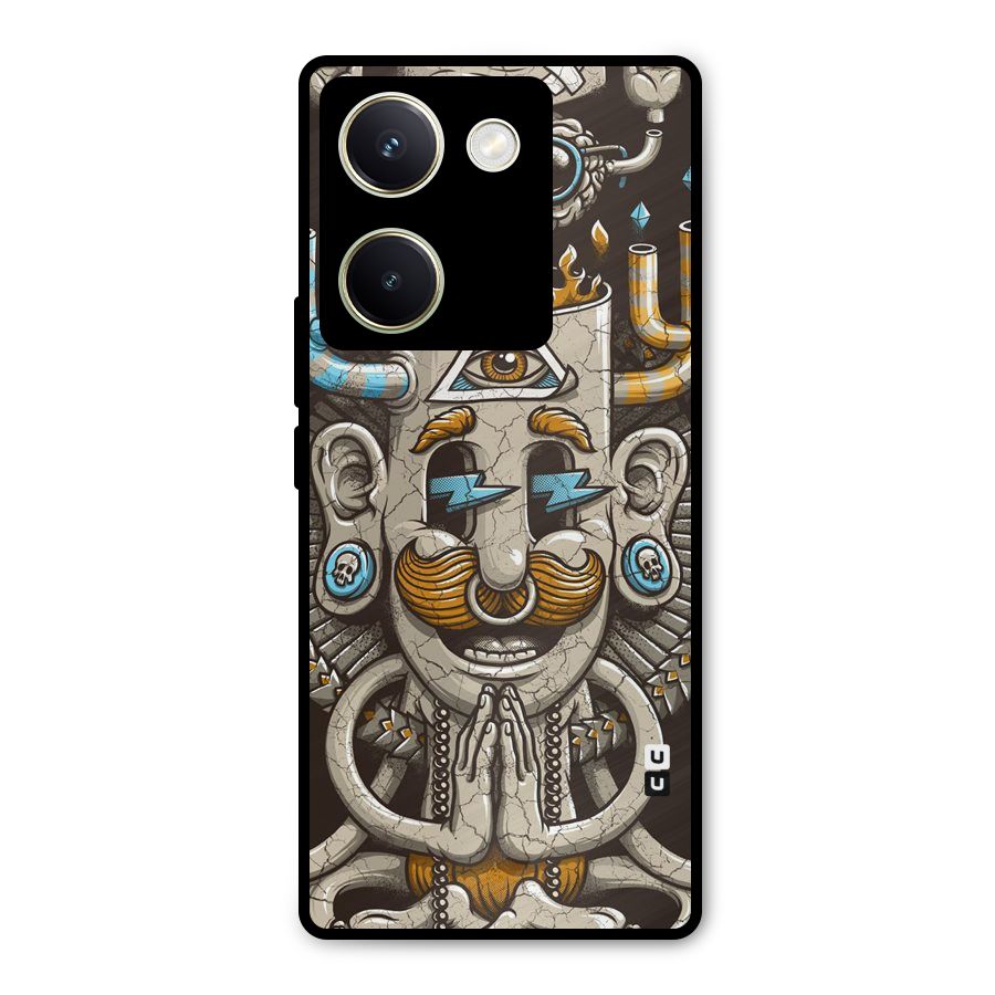 Sculpture Design Metal Back Case for Vivo Y200 Pro